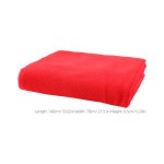 70X140 cm Microfiber Towel Red Drying